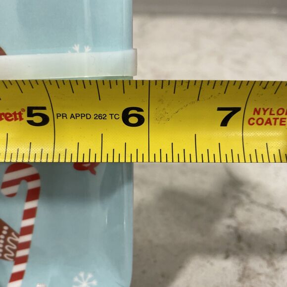 Set 4 GINGERBREAD COOKIE MAN 6” Christmas Assorted Appetizer Plates Melamine - Picture 6 of 7